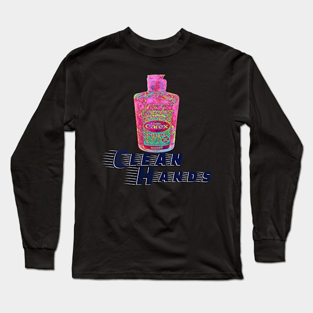 Clean Hands Long Sleeve T-Shirt by nicfearn_designs